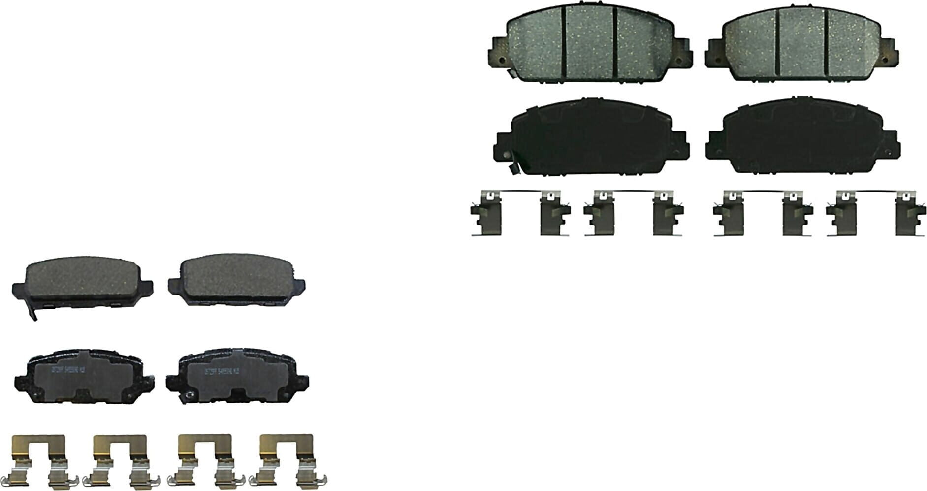 Kit De Balatas Ceramicas Delanteras Y Traseras