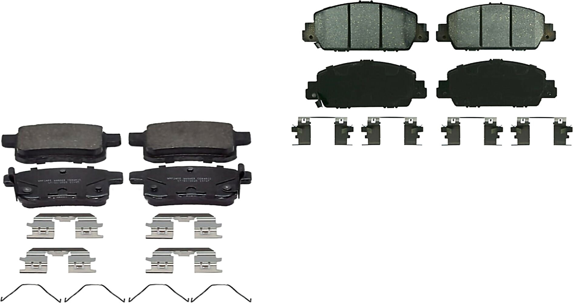 Kit De Balatas Ceramicas Delanteras Y Traseras