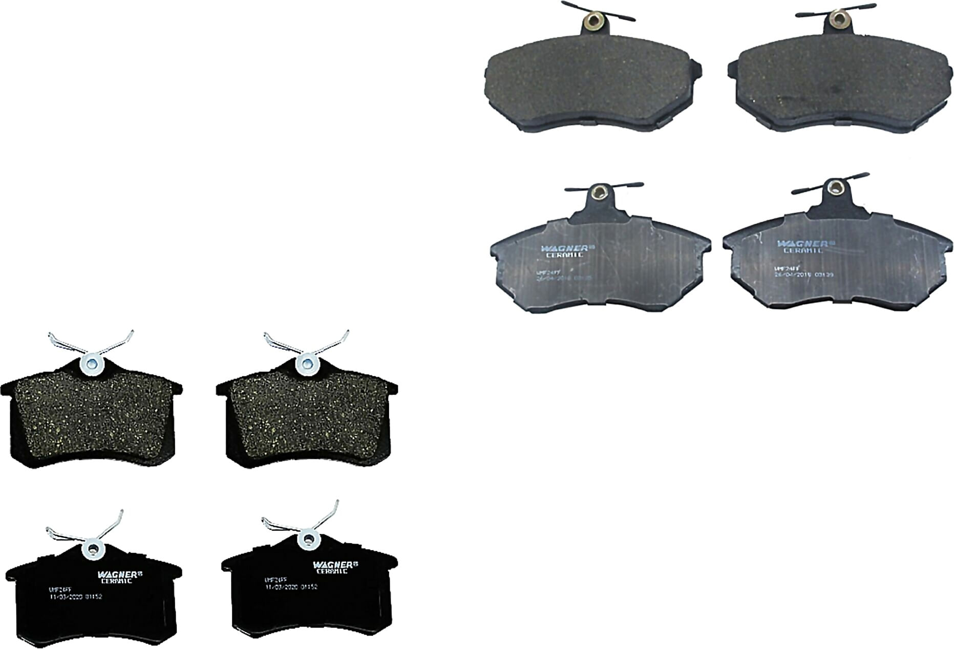 Kit De Balatas Ceramicas Delanteras Y Traseras