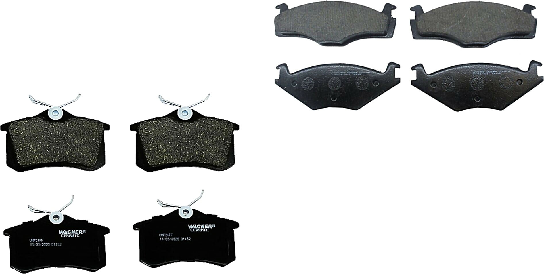 Kit De Balatas Ceramicas Delanteras Y Traseras