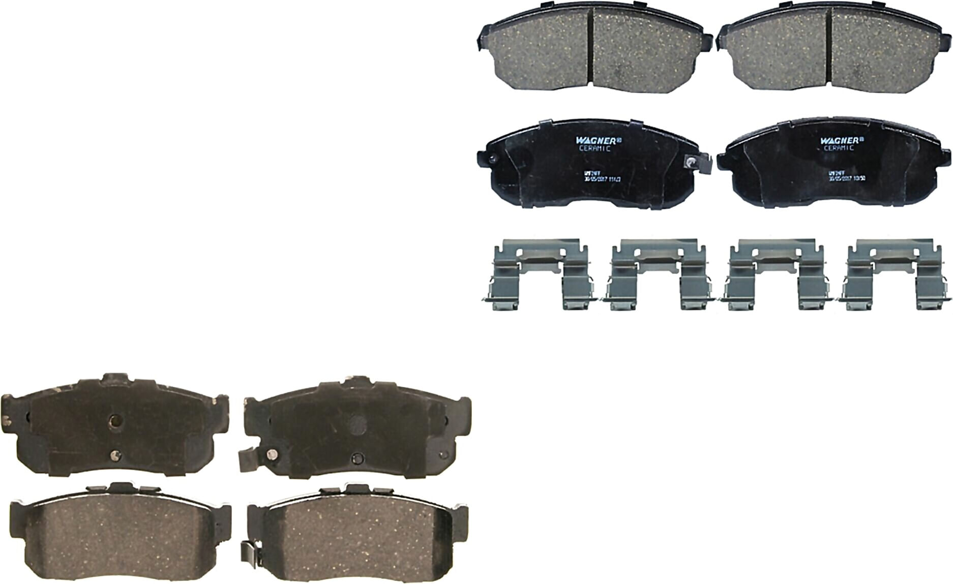 Kit De Balatas Ceramicas Delanteras Y Traseras