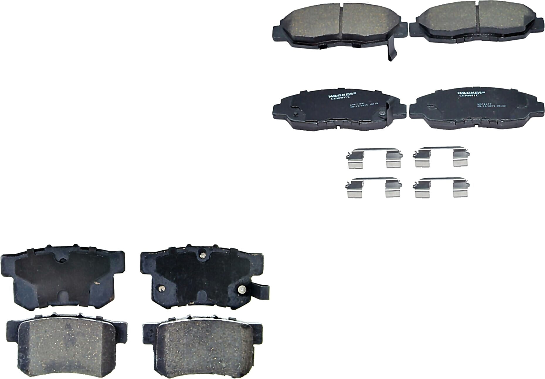 Kit De Balatas Ceramicas Delanteras Y Traseras