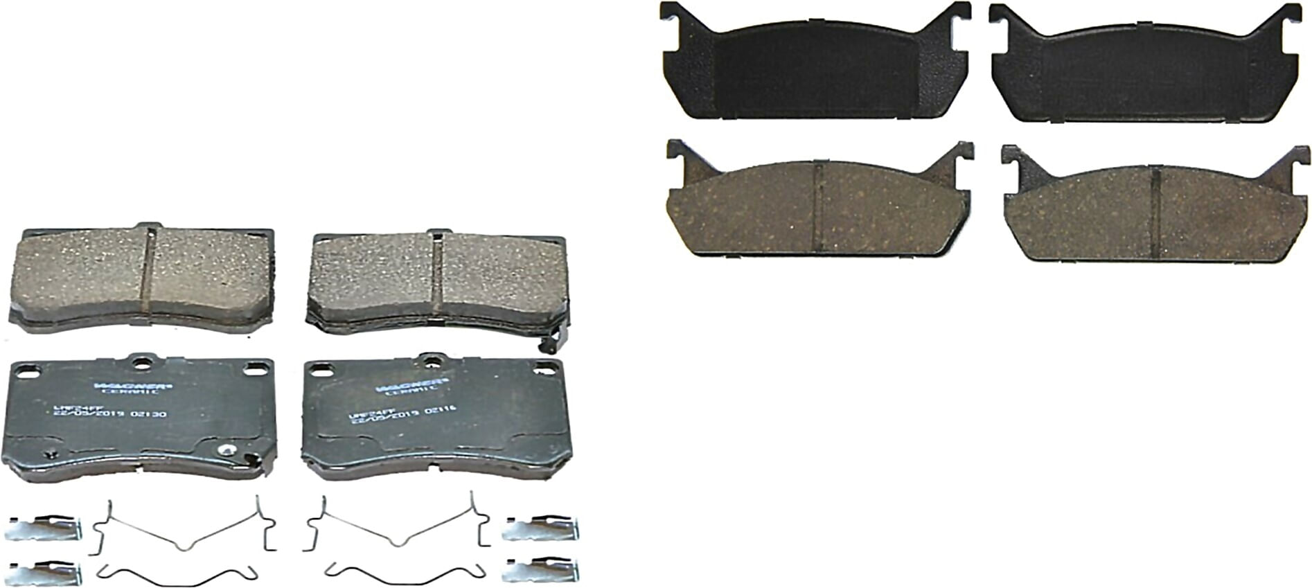 Kit De Balatas Ceramicas Delanteras Y Traseras