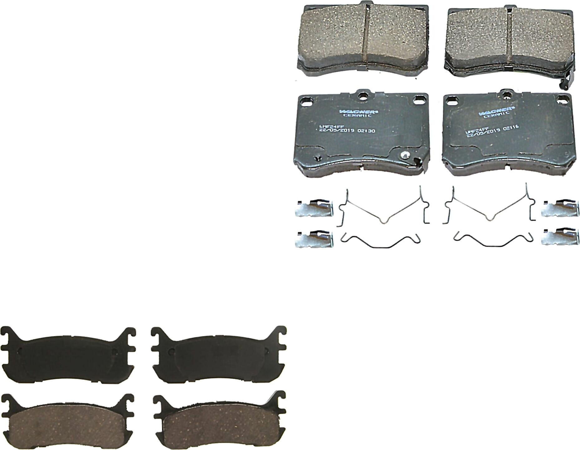 Kit De Balatas Ceramicas Delanteras Y Traseras