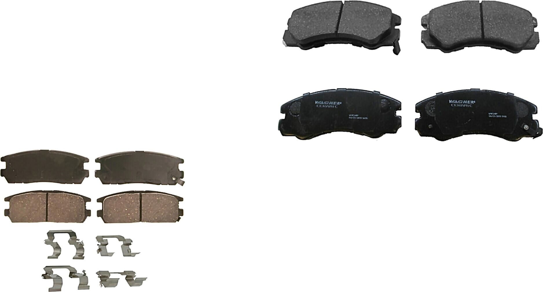 Kit De Balatas Ceramicas Delanteras Y Traseras