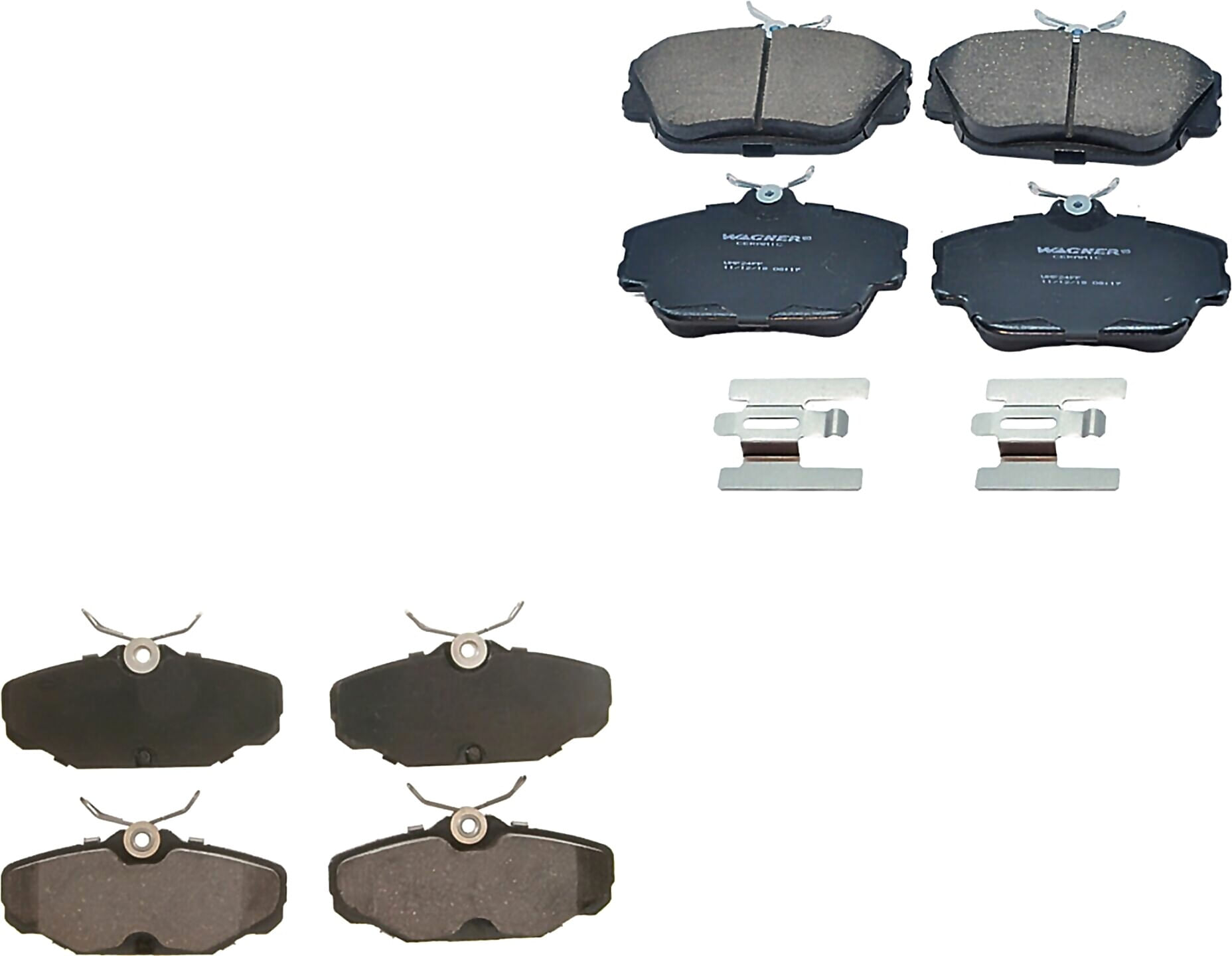 Kit De Balatas Ceramicas Delanteras Y Traseras