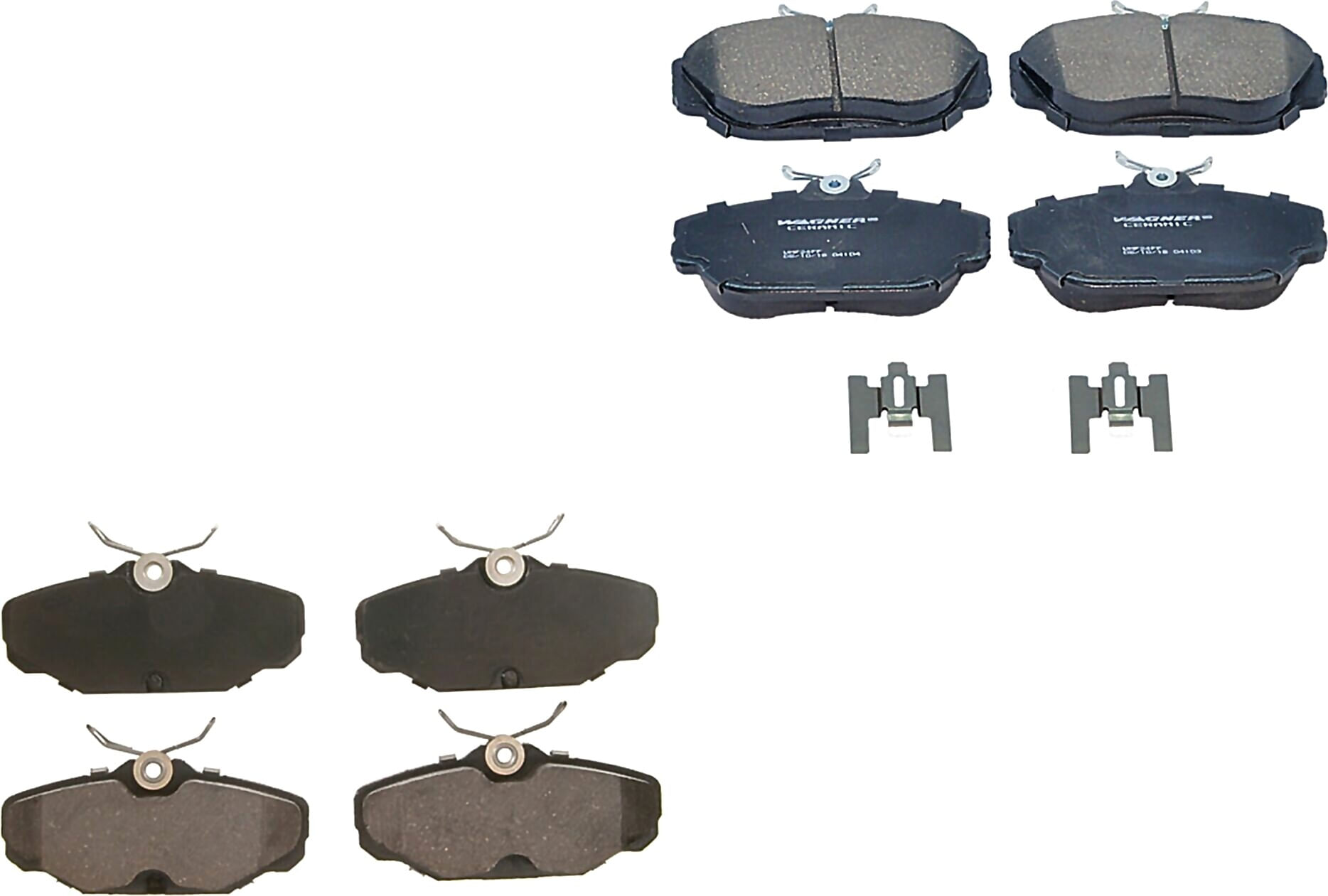 Kit De Balatas Ceramicas Delanteras Y Traseras