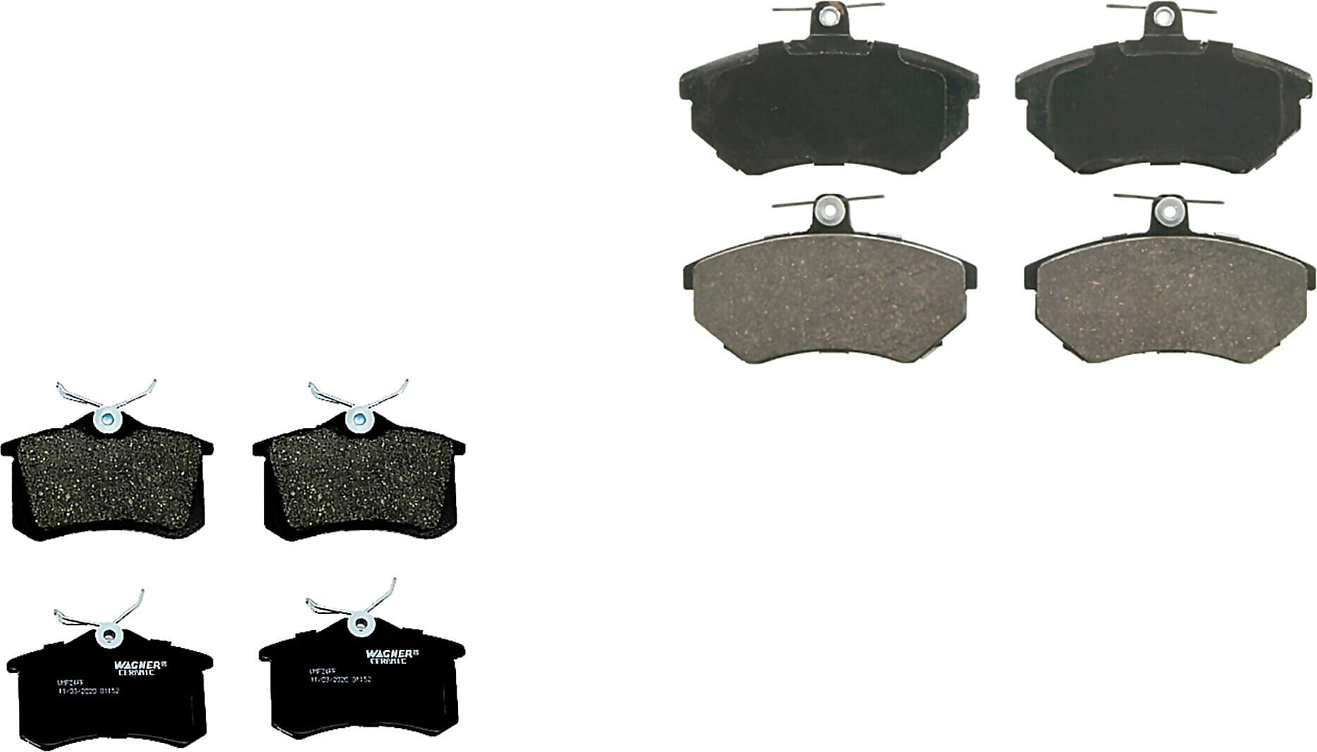 Kit De Balatas Ceramicas Delanteras Y Traseras
