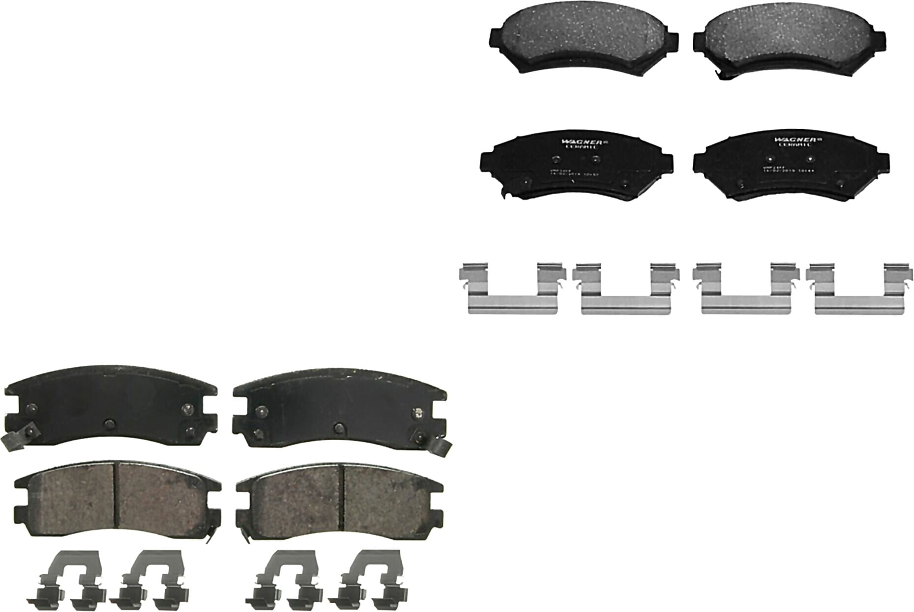 Kit De Balatas Ceramicas Delanteras Y Traseras