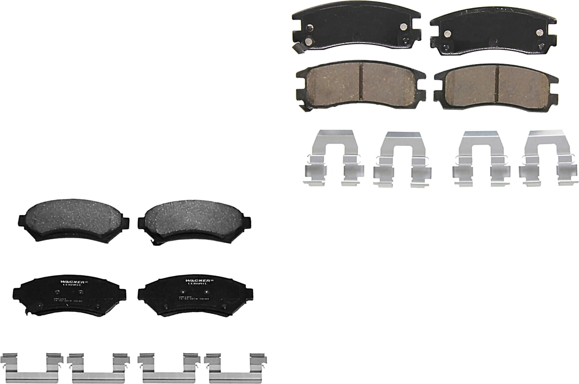 Kit De Balatas Ceramicas Delanteras Y Traseras
