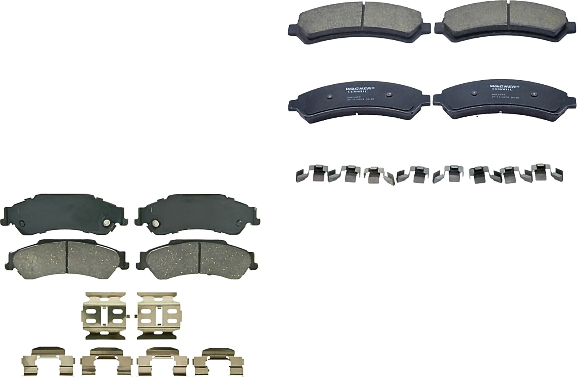 Kit De Balatas Ceramicas Delanteras Y Traseras