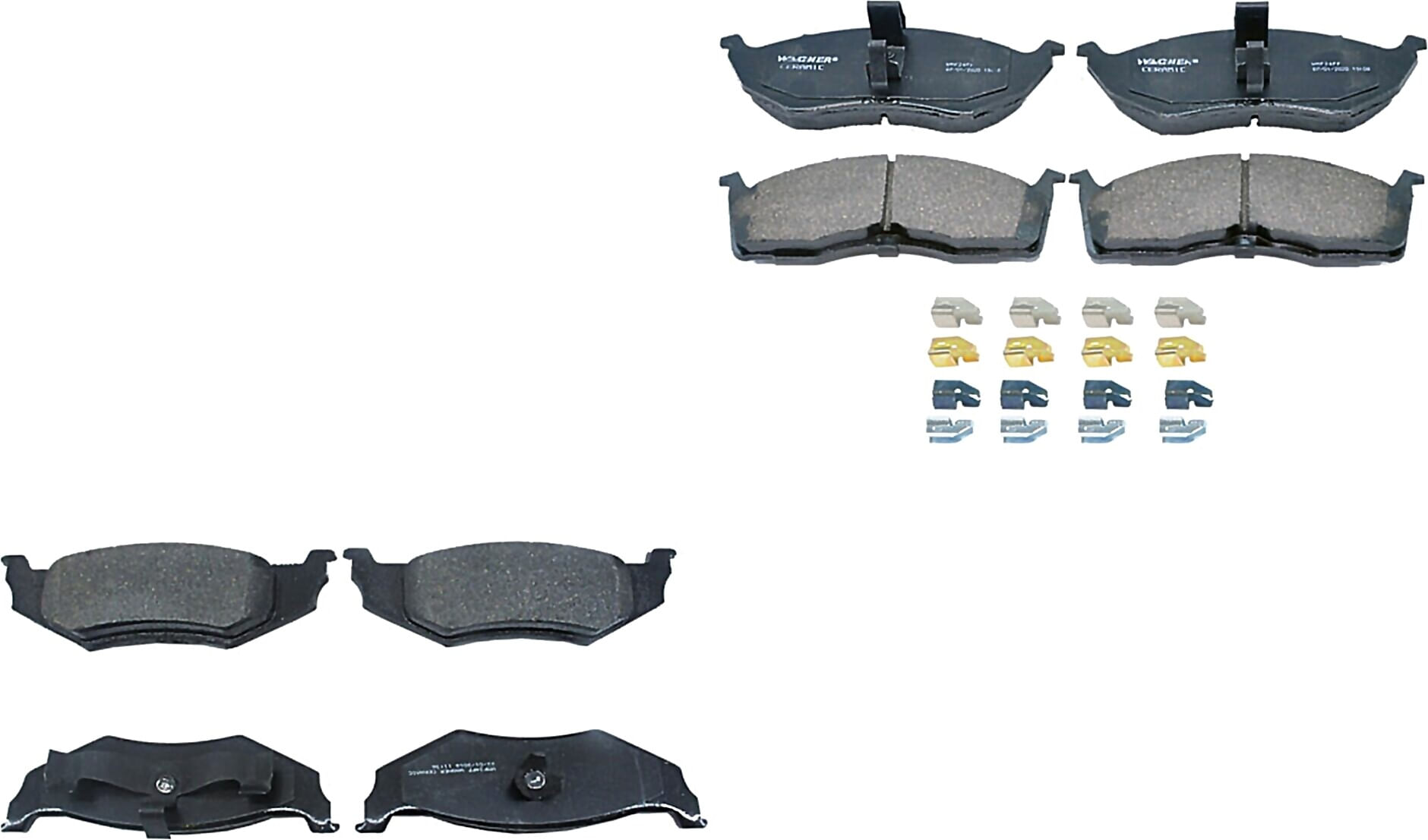 Kit De Balatas Ceramicas Delanteras Y Traseras