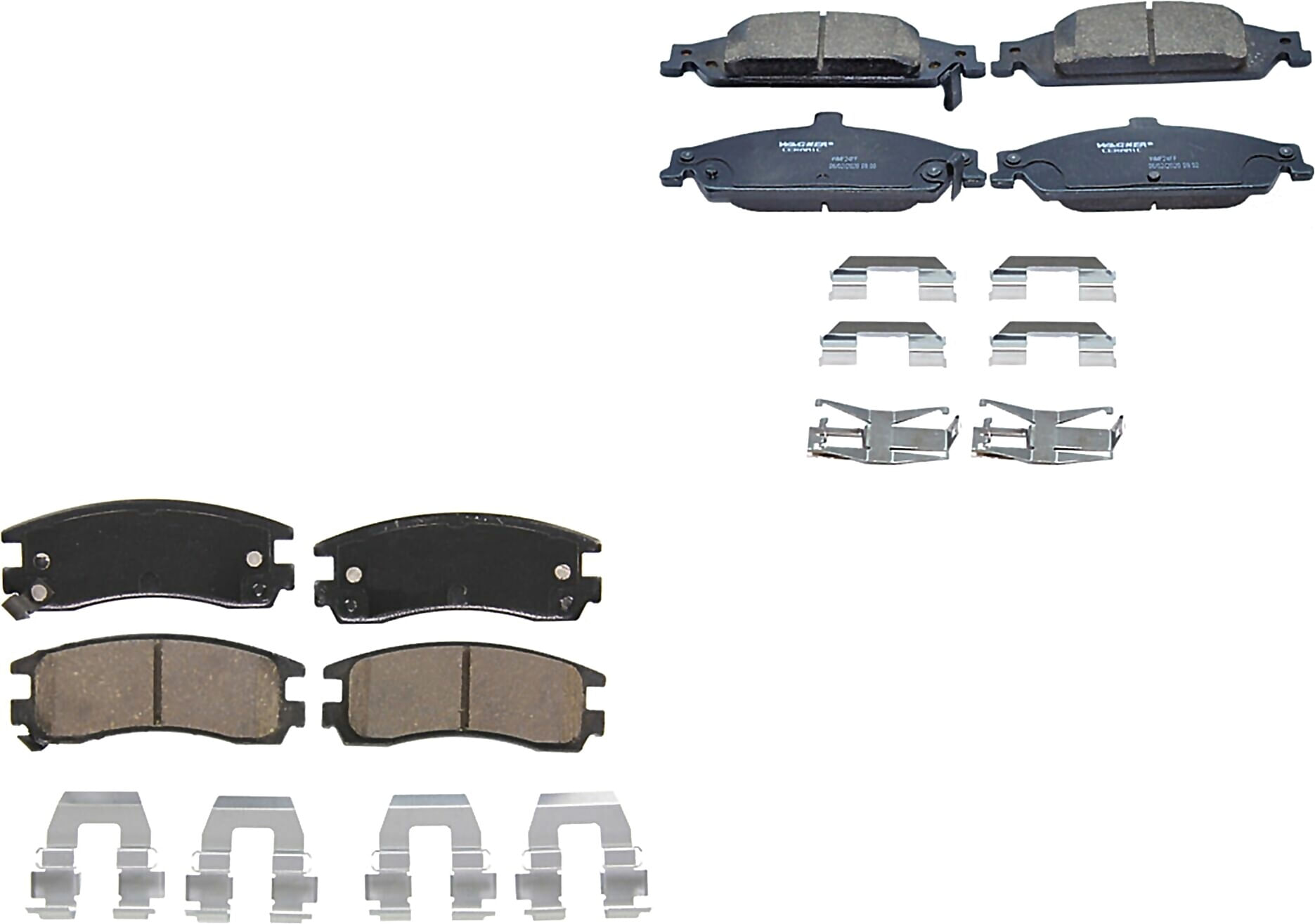 Kit De Balatas Ceramicas Delanteras Y Traseras