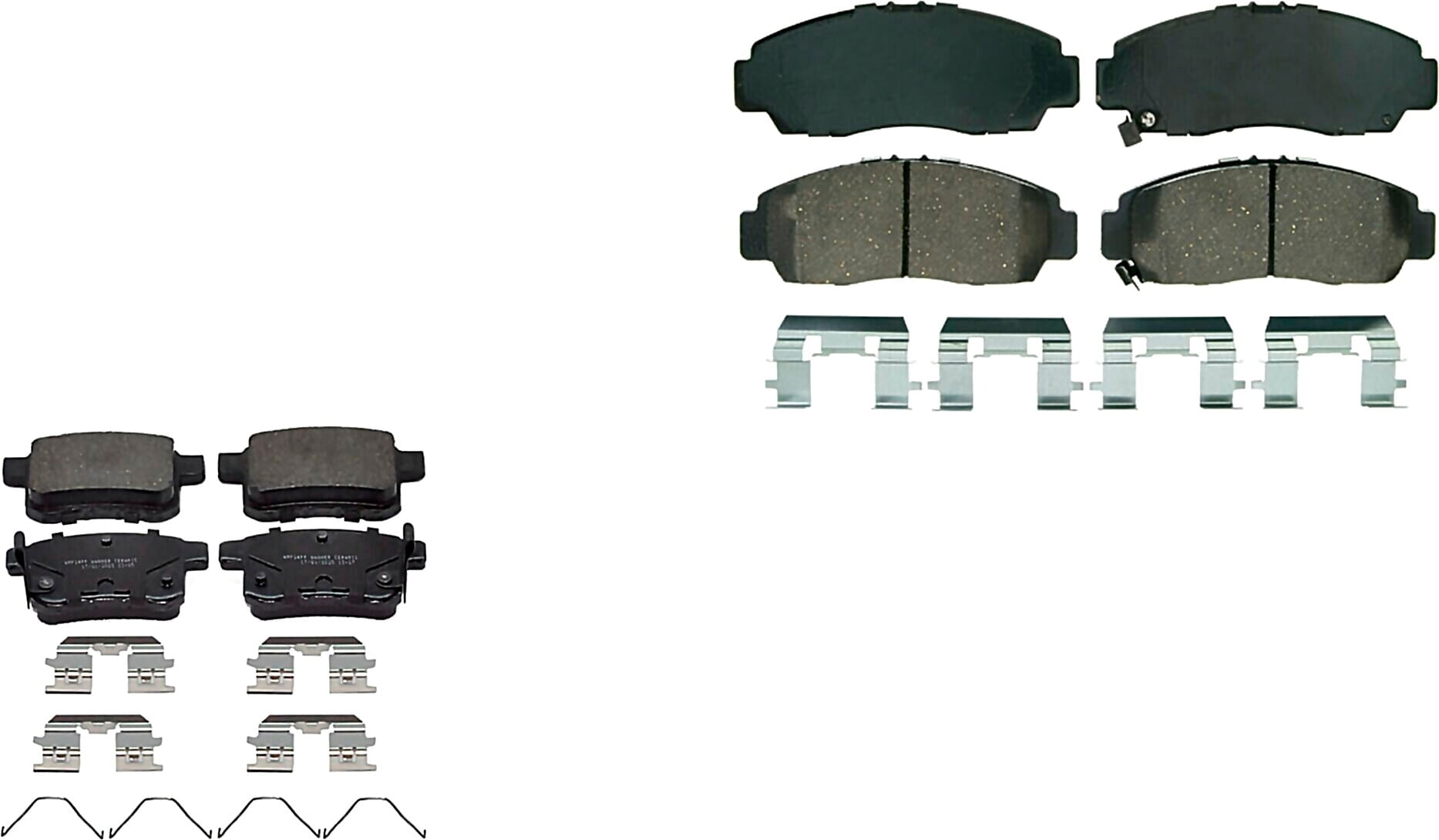 Kit De Balatas Ceramicas Delanteras Y Traseras