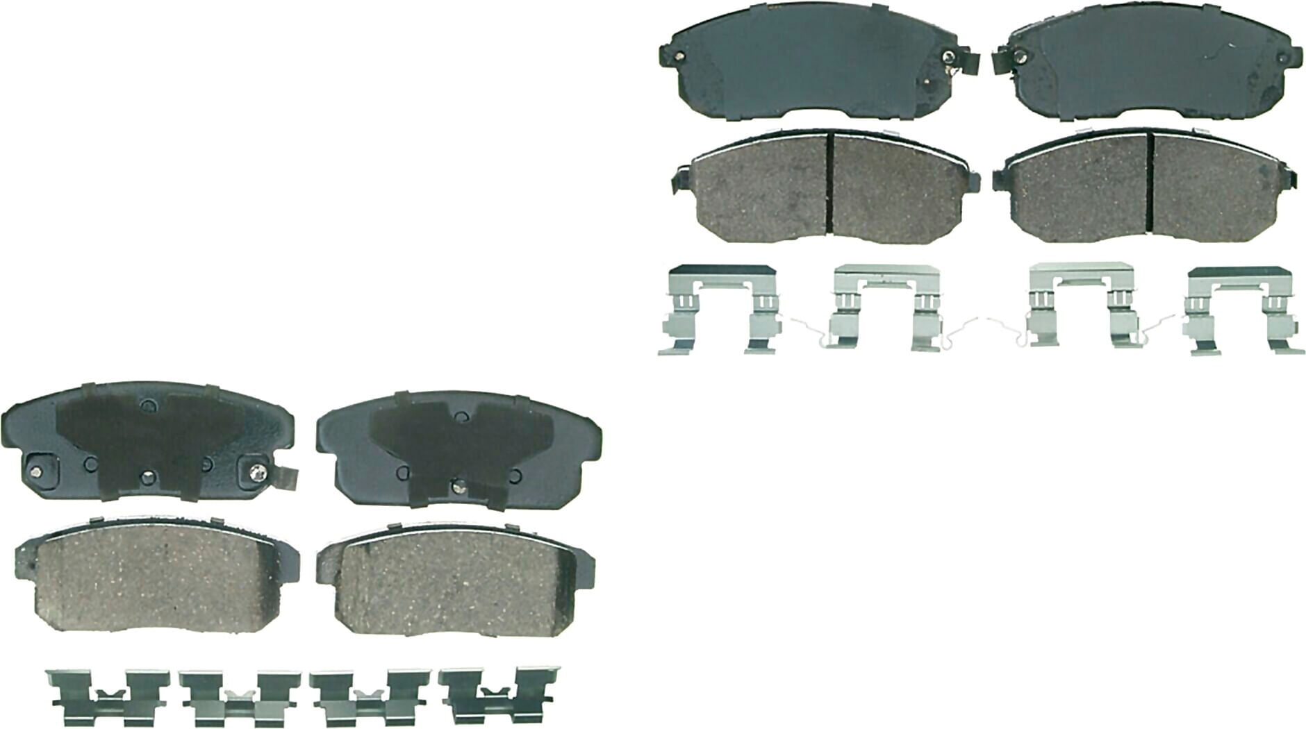 Kit De Balatas Ceramicas Delanteras Y Traseras