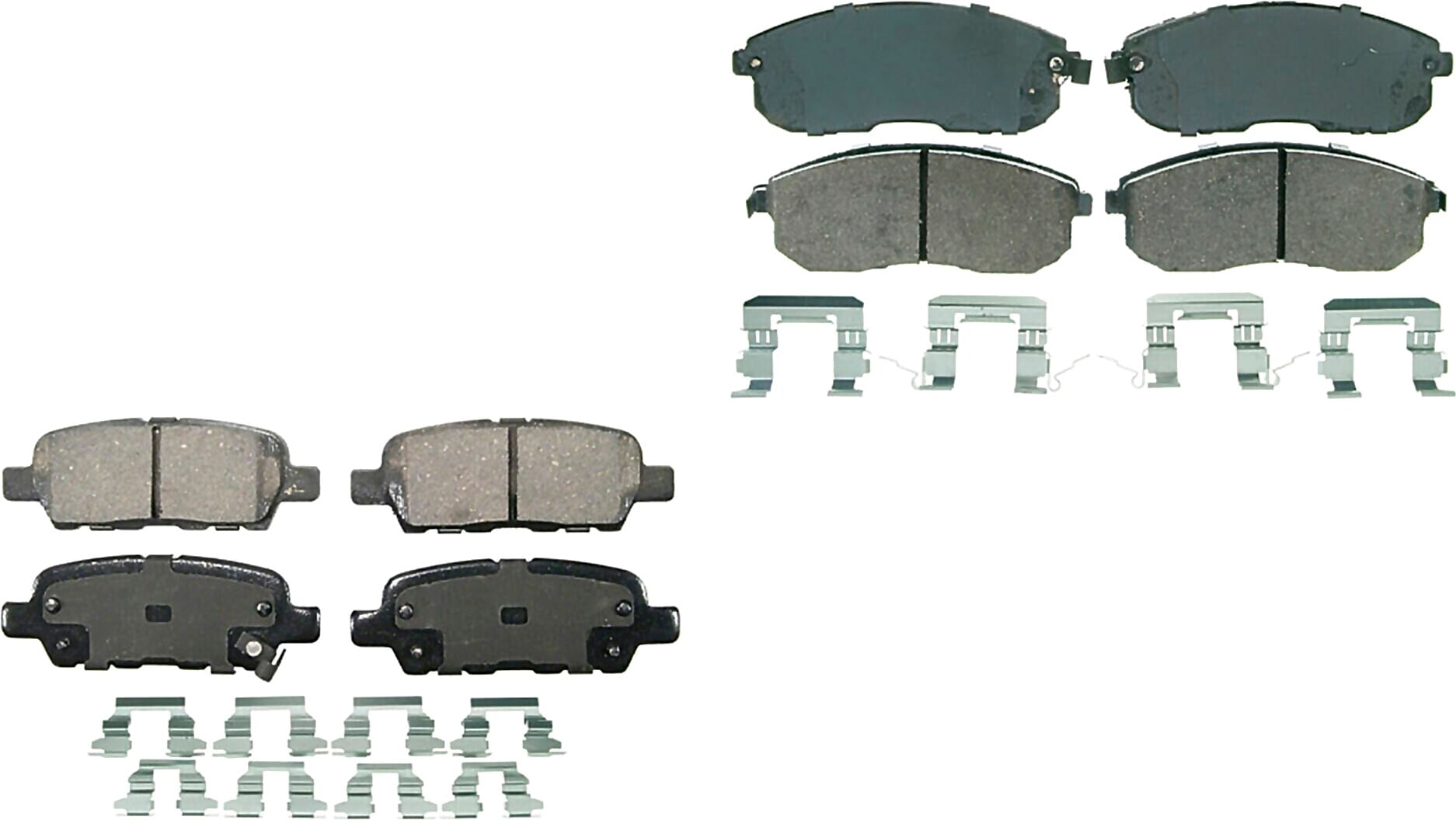 Kit De Balatas Ceramicas Delanteras Y Traseras