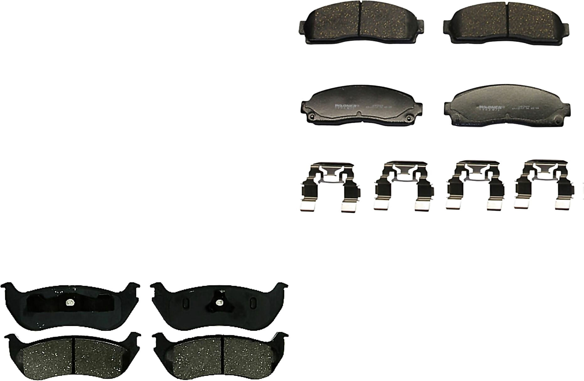 Kit De Balatas Ceramicas Delanteras Y Traseras