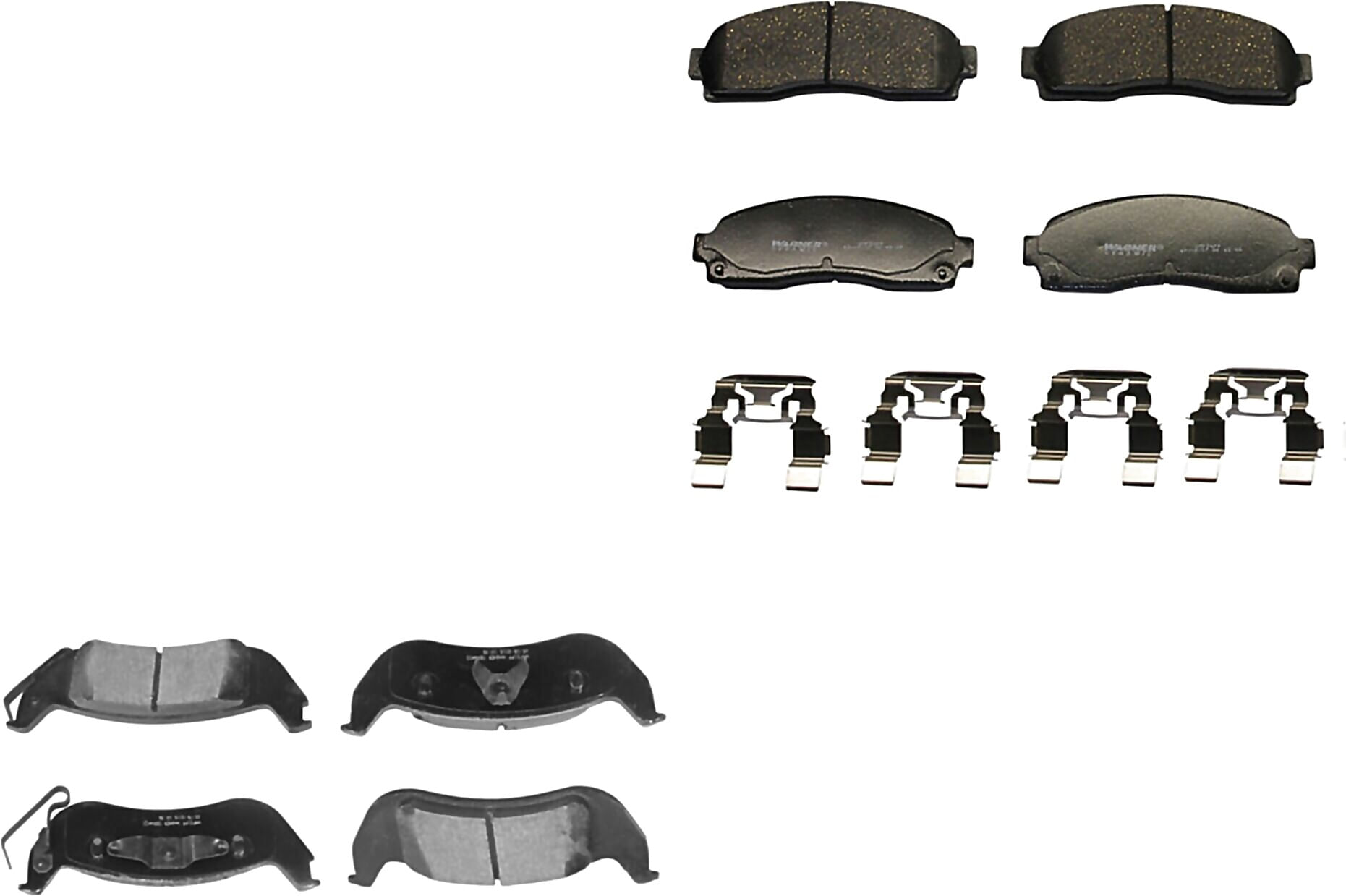 Kit De Balatas Ceramicas Delanteras Y Traseras