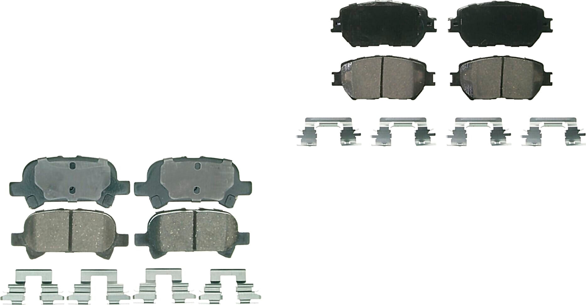 Kit De Balatas Ceramicas Delanteras Y Traseras