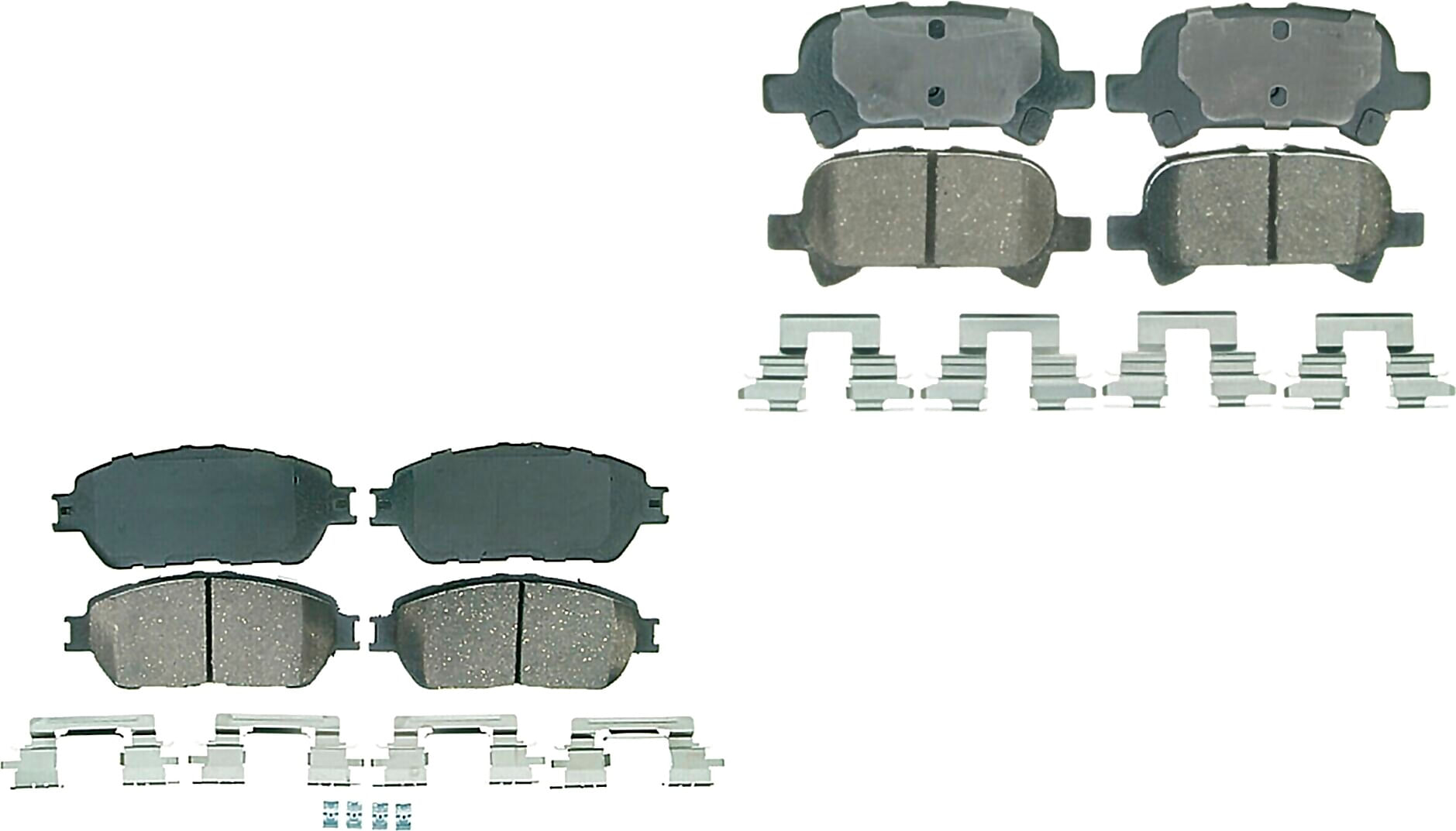 Kit De Balatas Ceramicas Delanteras Y Traseras