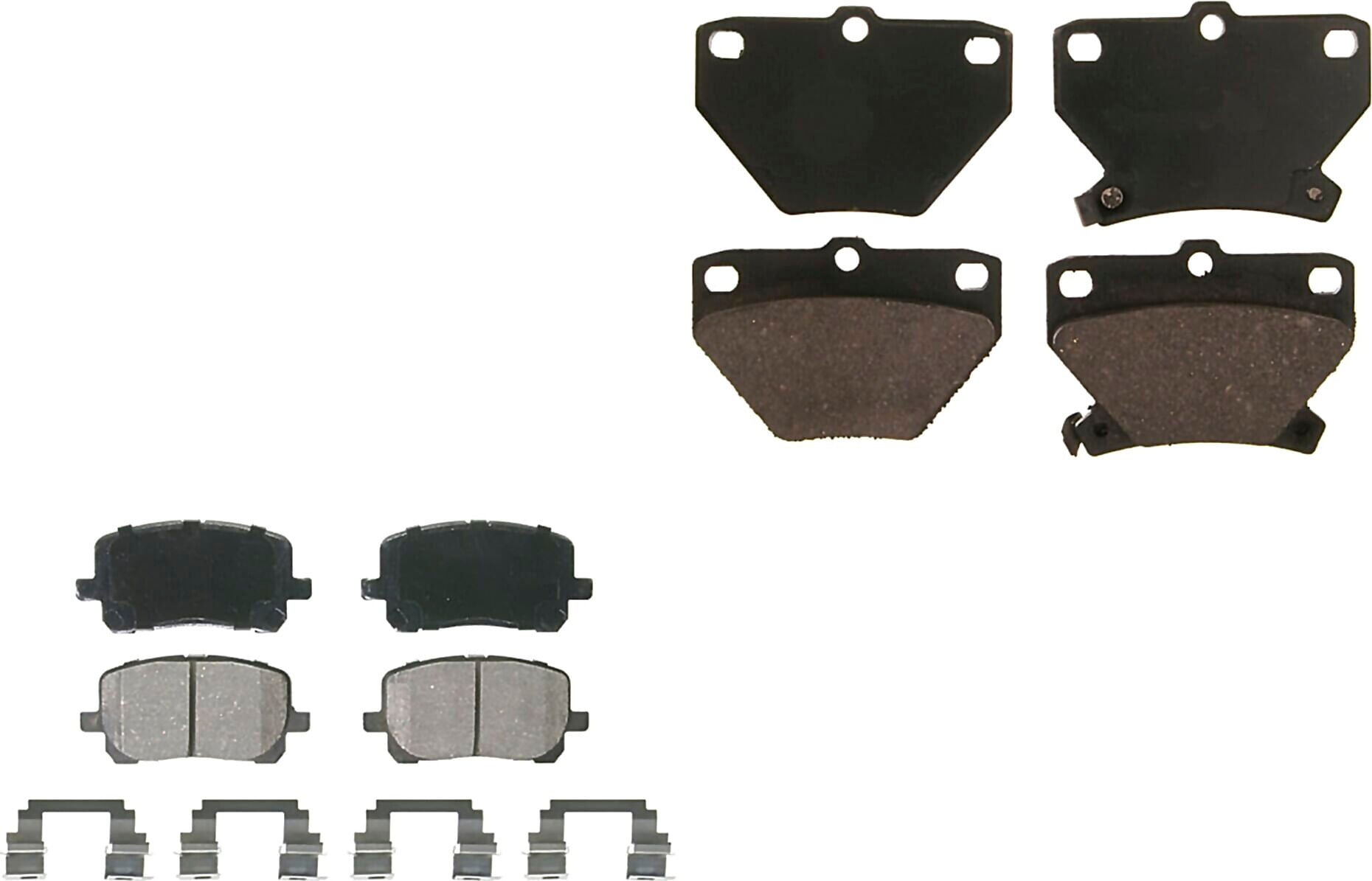 Kit De Balatas Ceramicas Delanteras Y Traseras