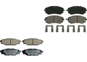 Kit De Balatas Ceramicas Delanteras Y Traseras