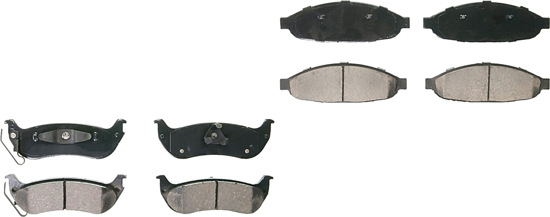 Kit De Balatas Ceramicas Delanteras Y Traseras