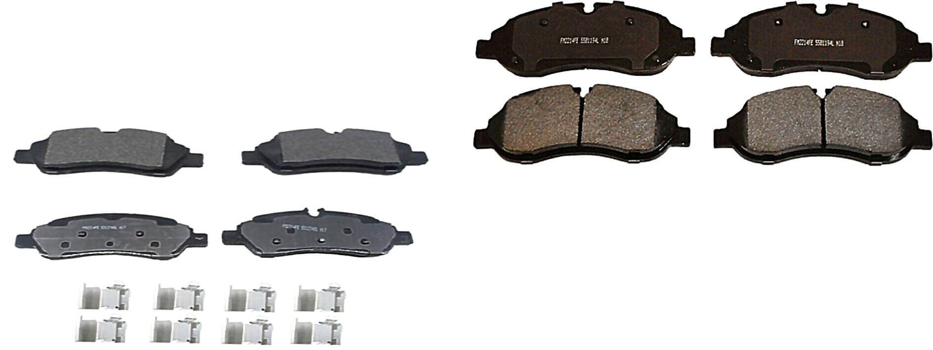 Kit De Balatas Ceramicas Delanteras Y Traseras