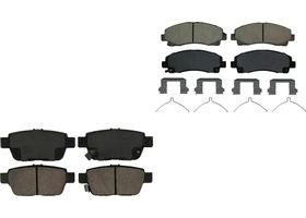 Kit De Balatas Ceramicas Delanteras Y Traseras