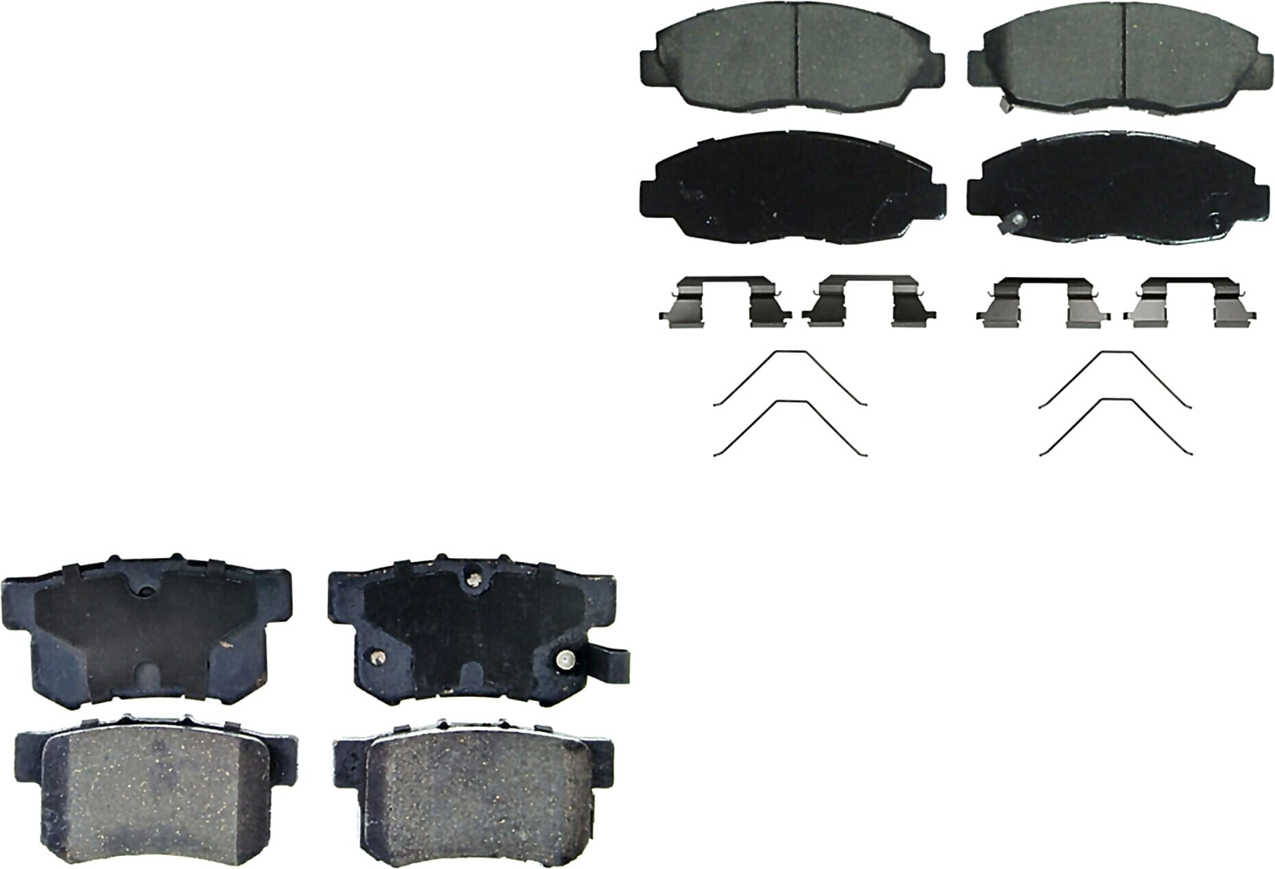 Kit De Balatas Ceramicas Delanteras Y Traseras