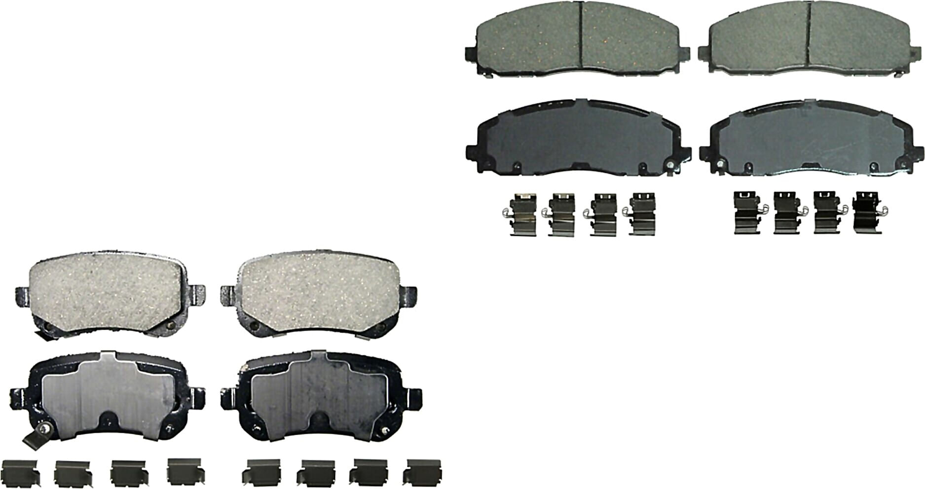 Kit De Balatas Ceramicas Delanteras Y Traseras