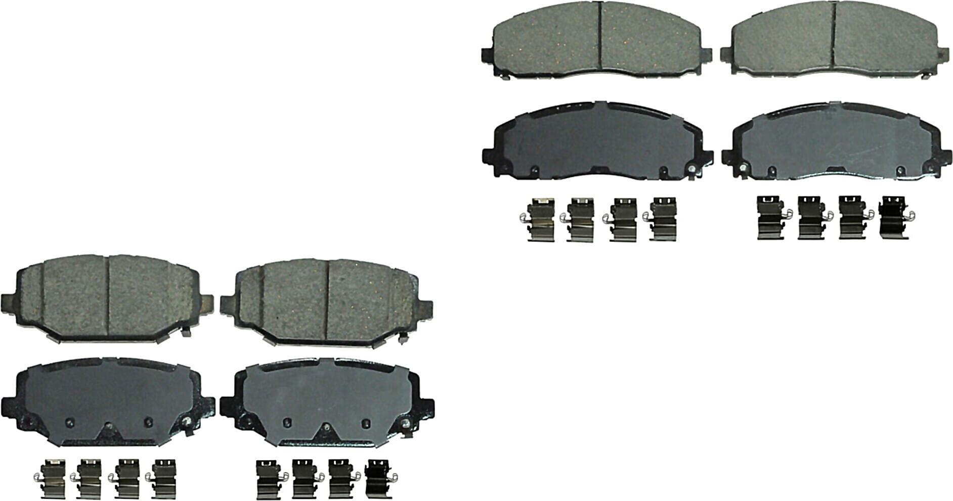 Kit De Balatas Ceramicas Delanteras Y Traseras