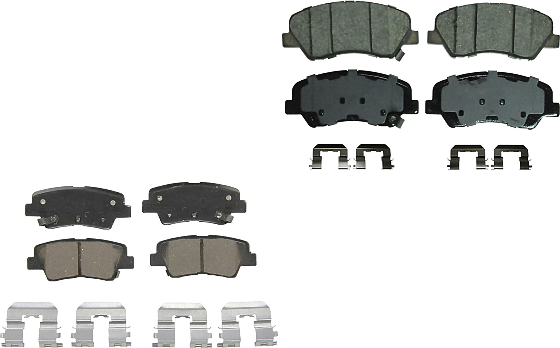 Kit De Balatas Ceramicas Delanteras Y Traseras