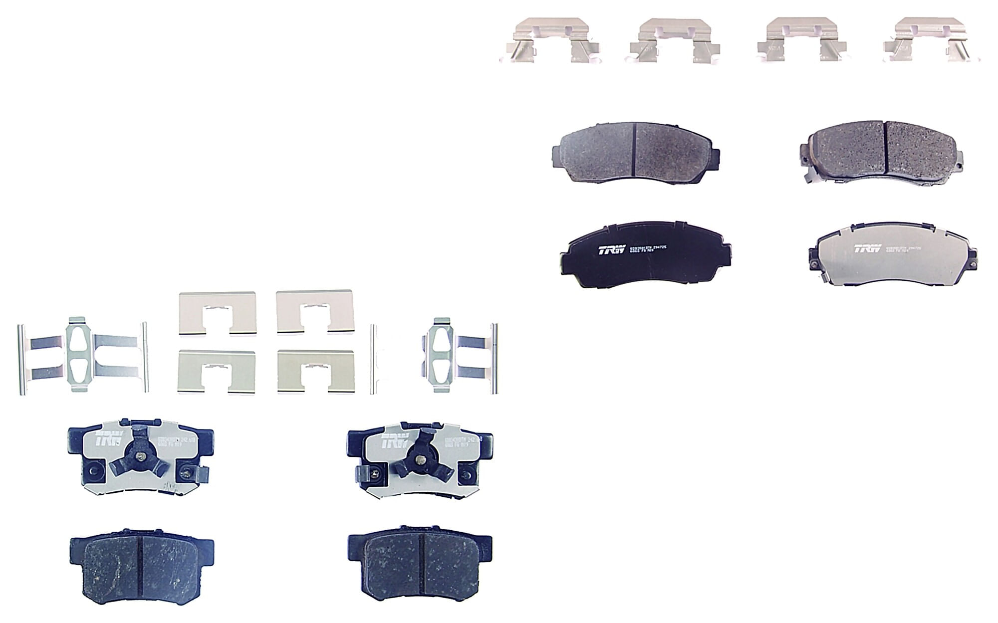 Kit De Balatas Ceramicas Delanteras Y Traseras