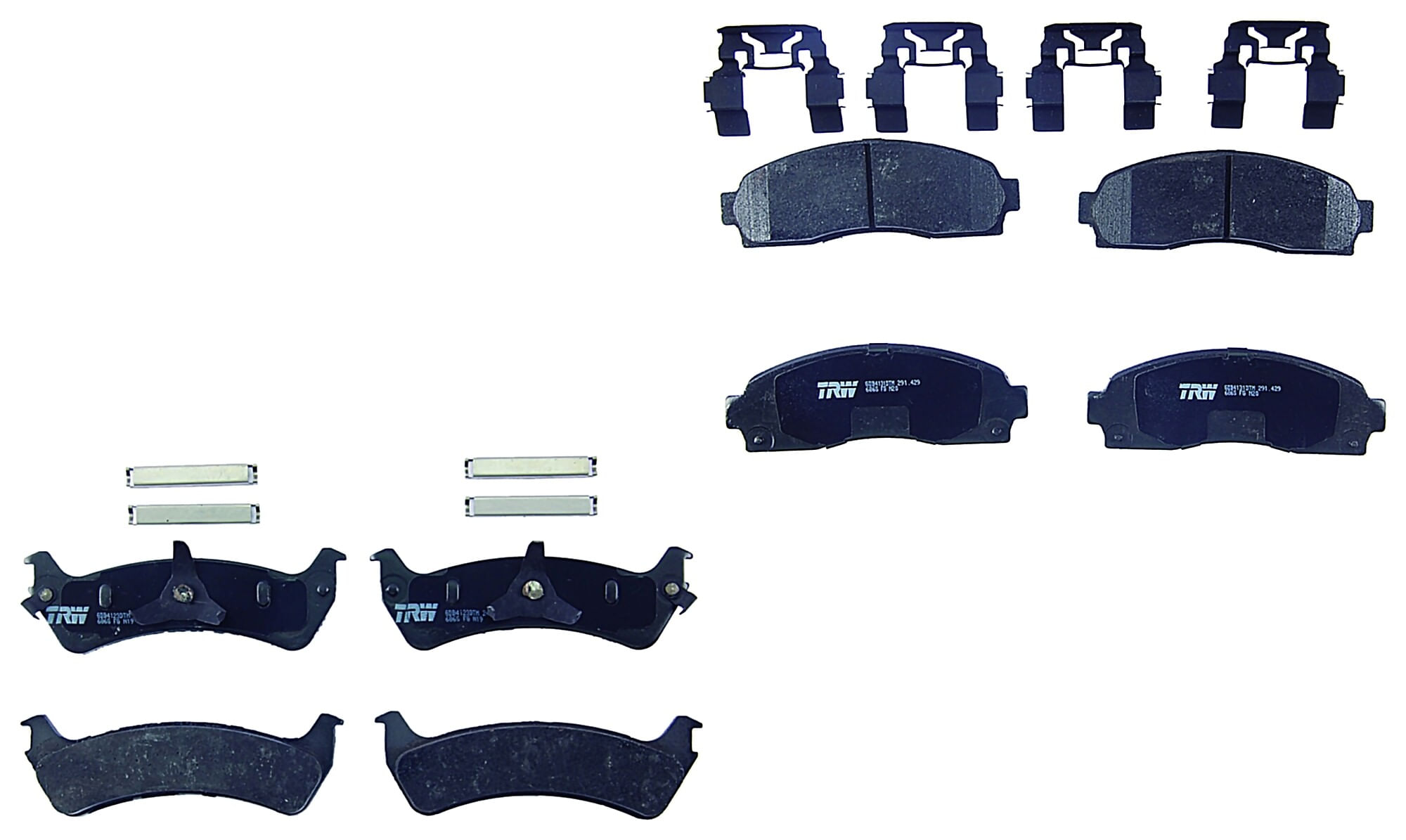 Kit De Balatas Ceramicas Delanteras Y Traseras