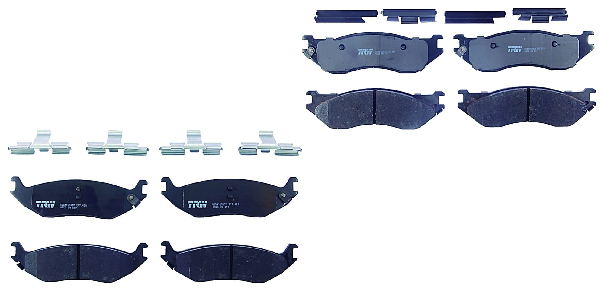 Kit De Balatas Ceramicas Delanteras Y Traseras
