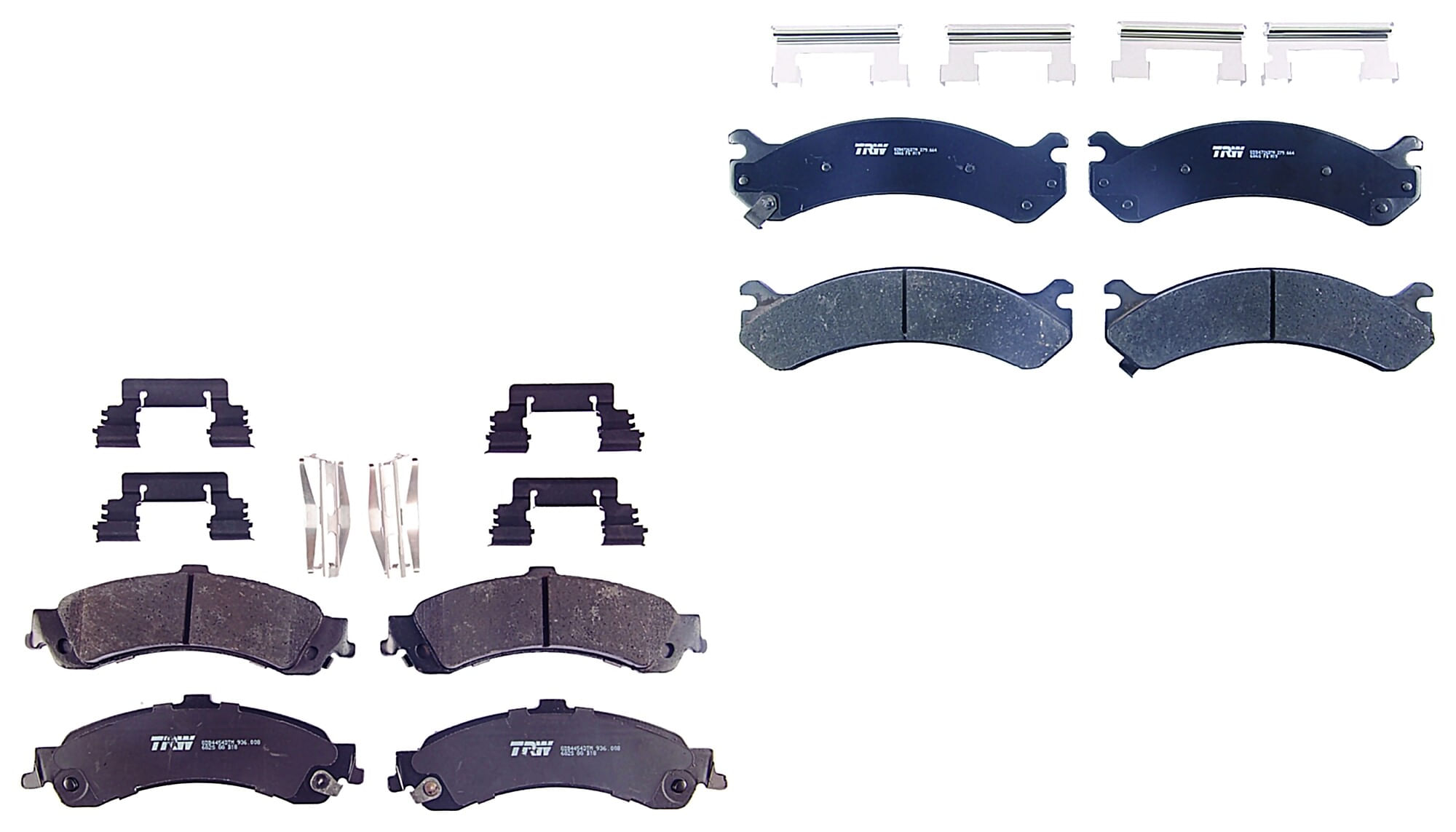 Kit De Balatas Ceramicas Delanteras Y Traseras