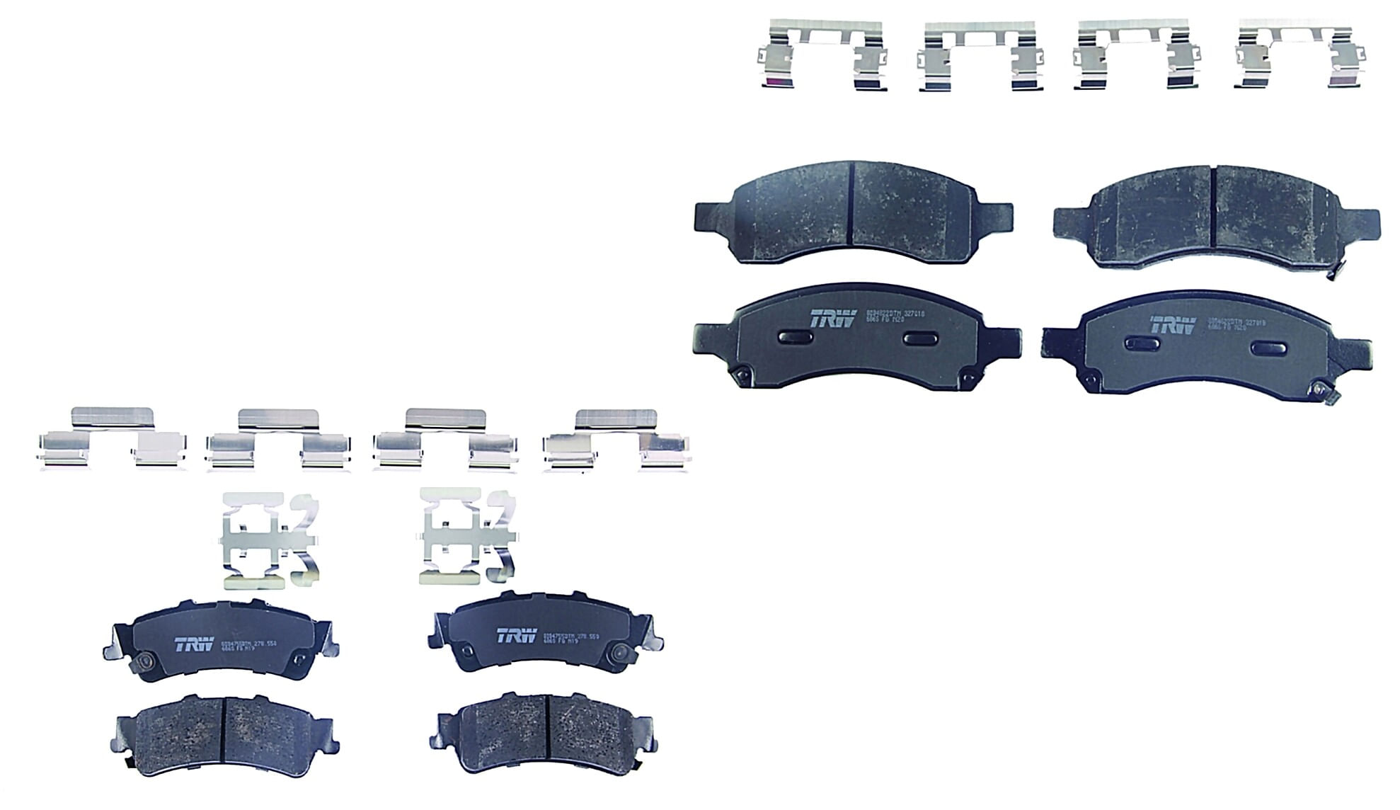 Kit De Balatas Ceramicas Delanteras Y Traseras