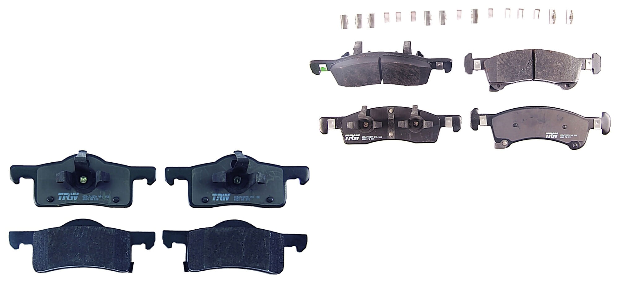 Kit De Balatas Ceramicas Delanteras Y Traseras