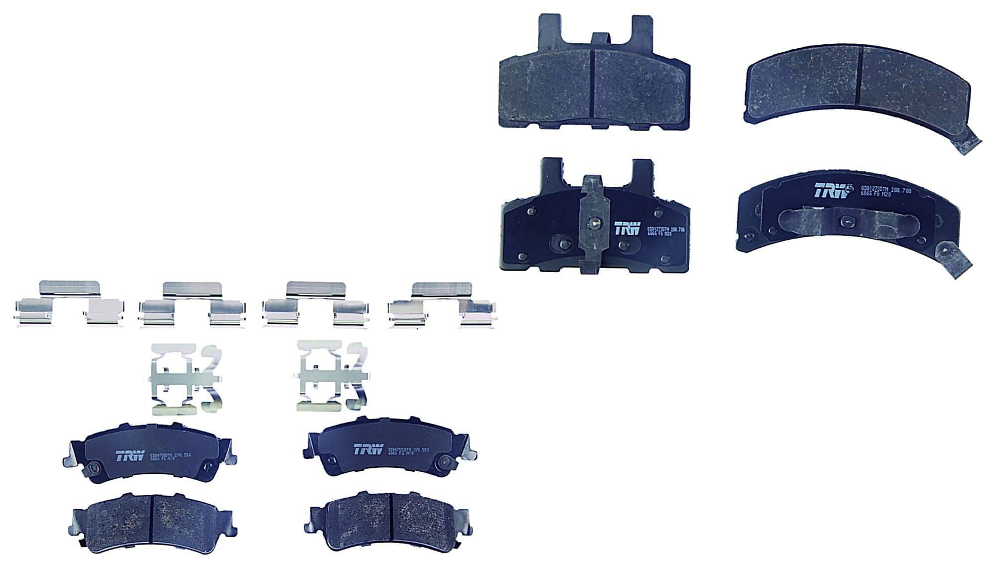Kit De Balatas Ceramicas Delanteras Y Traseras