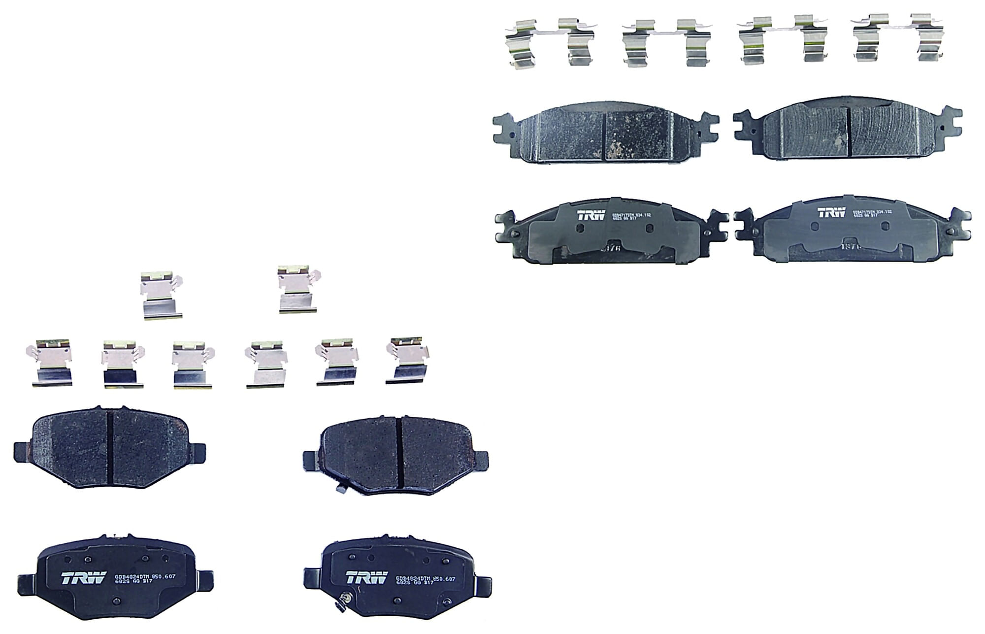 Kit De Balatas Ceramicas Delanteras Y Traseras