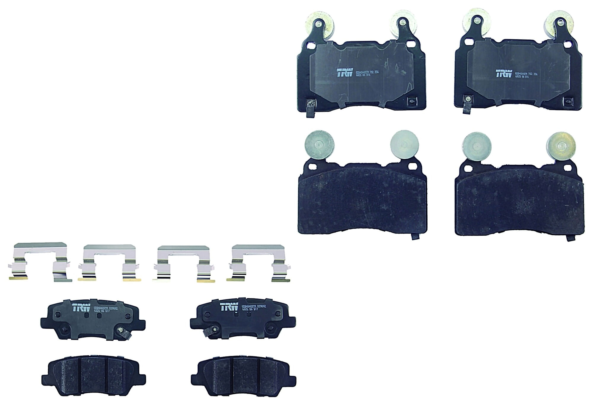 Kit De Balatas Ceramicas Delanteras Y Traseras
