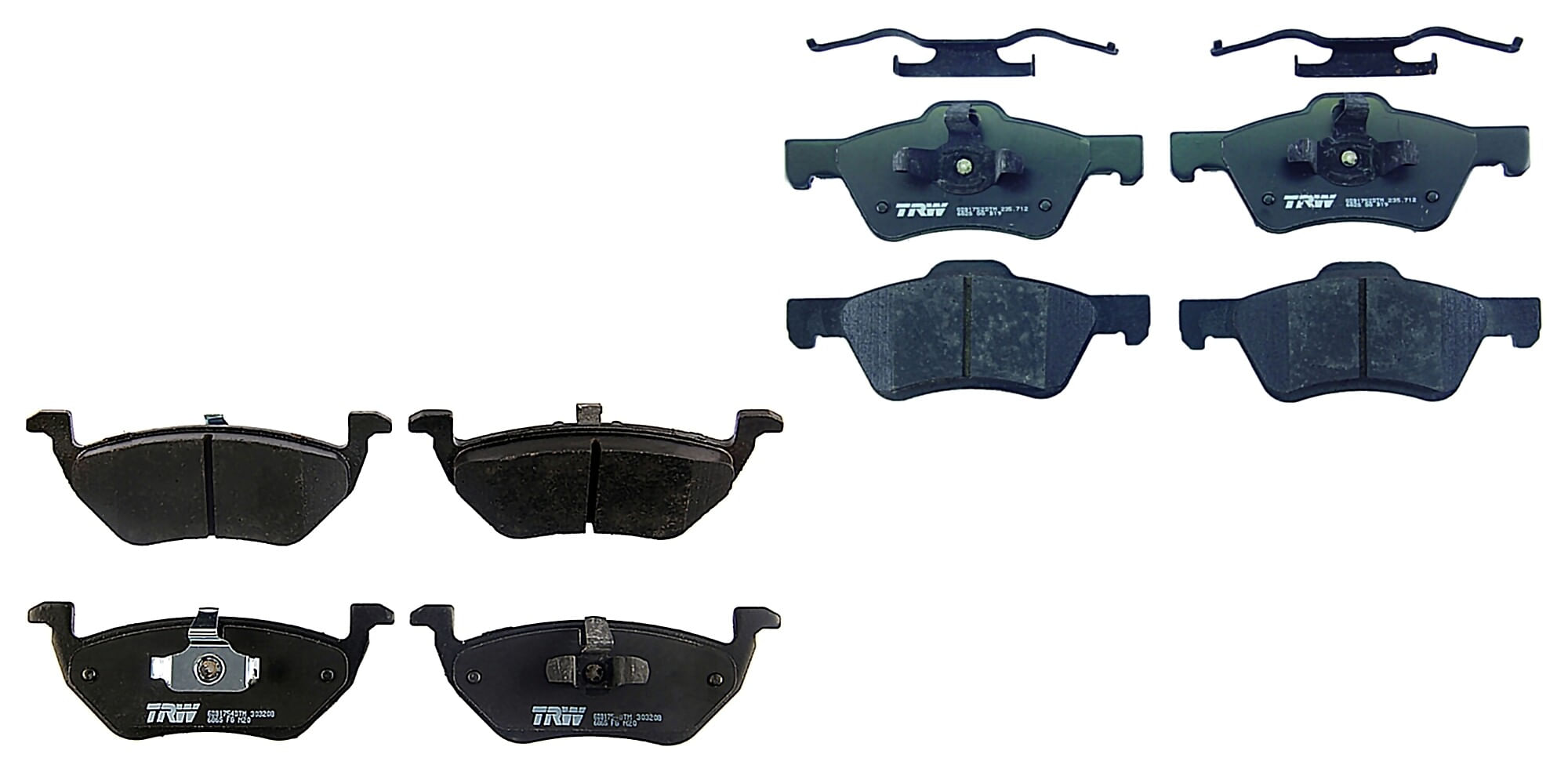 Kit De Balatas Ceramicas Delanteras Y Traseras
