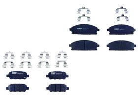 Kit De Balatas Ceramicas Delanteras Y Traseras