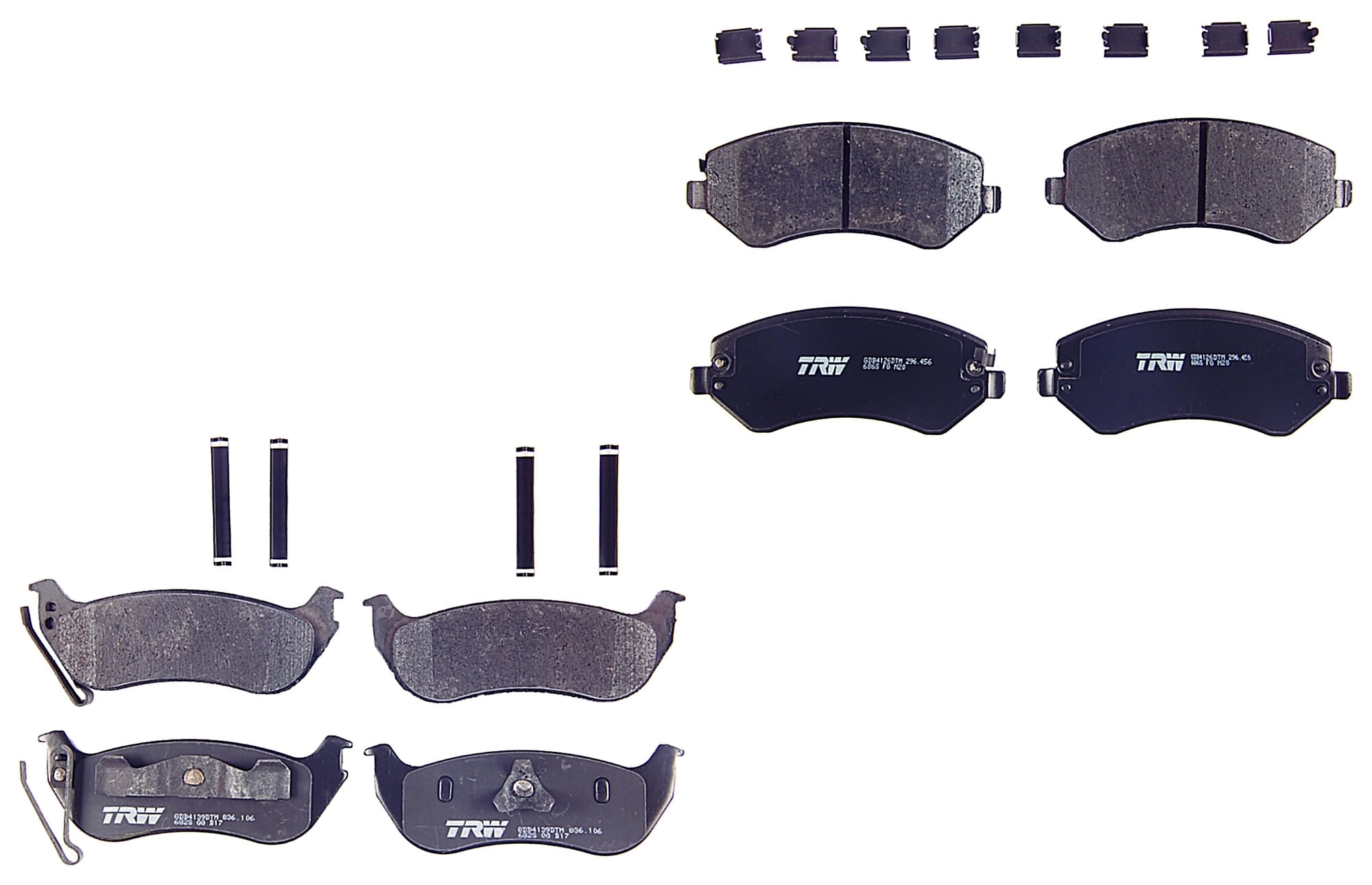 Kit De Balatas Ceramicas Delanteras Y Traseras