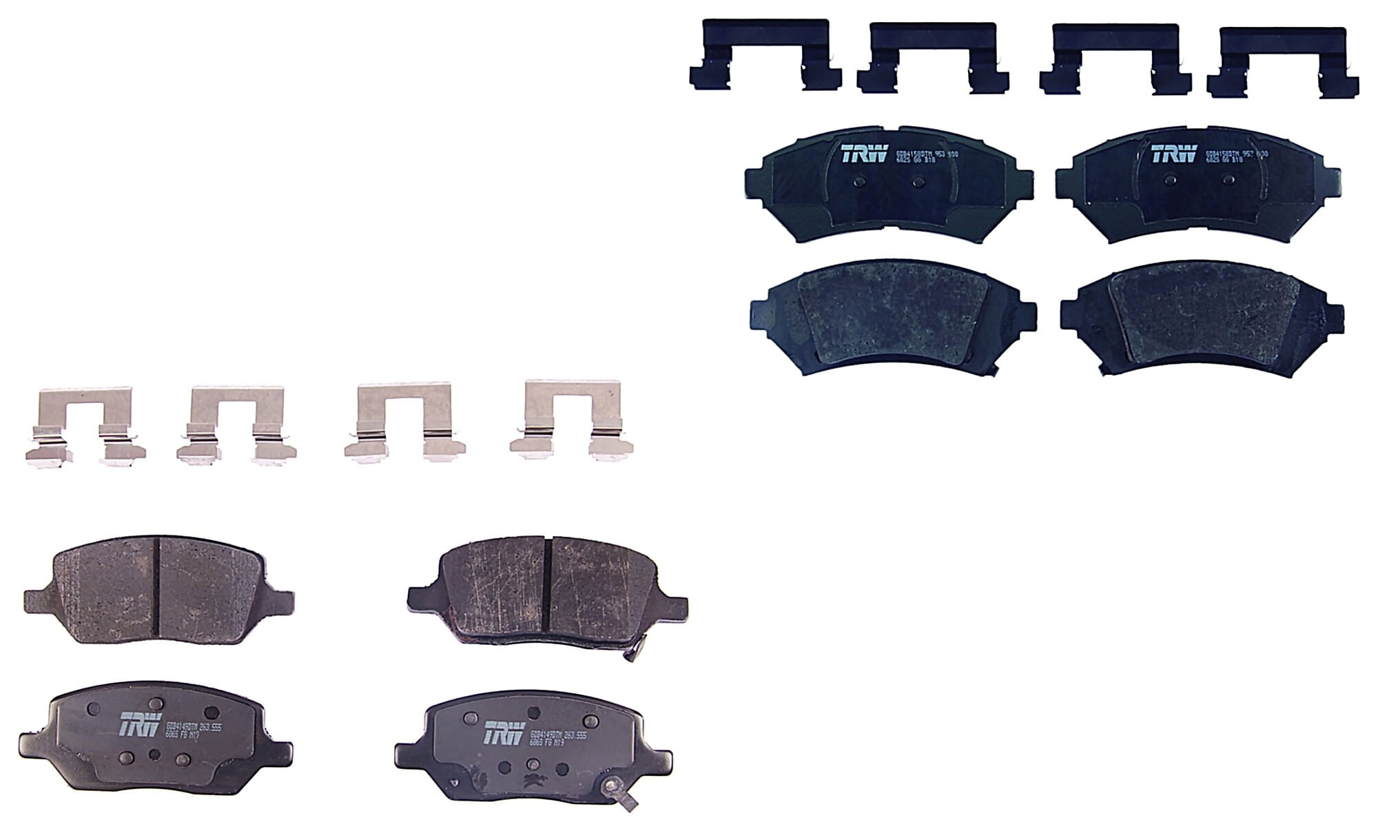 Kit De Balatas Ceramicas Delanteras Y Traseras