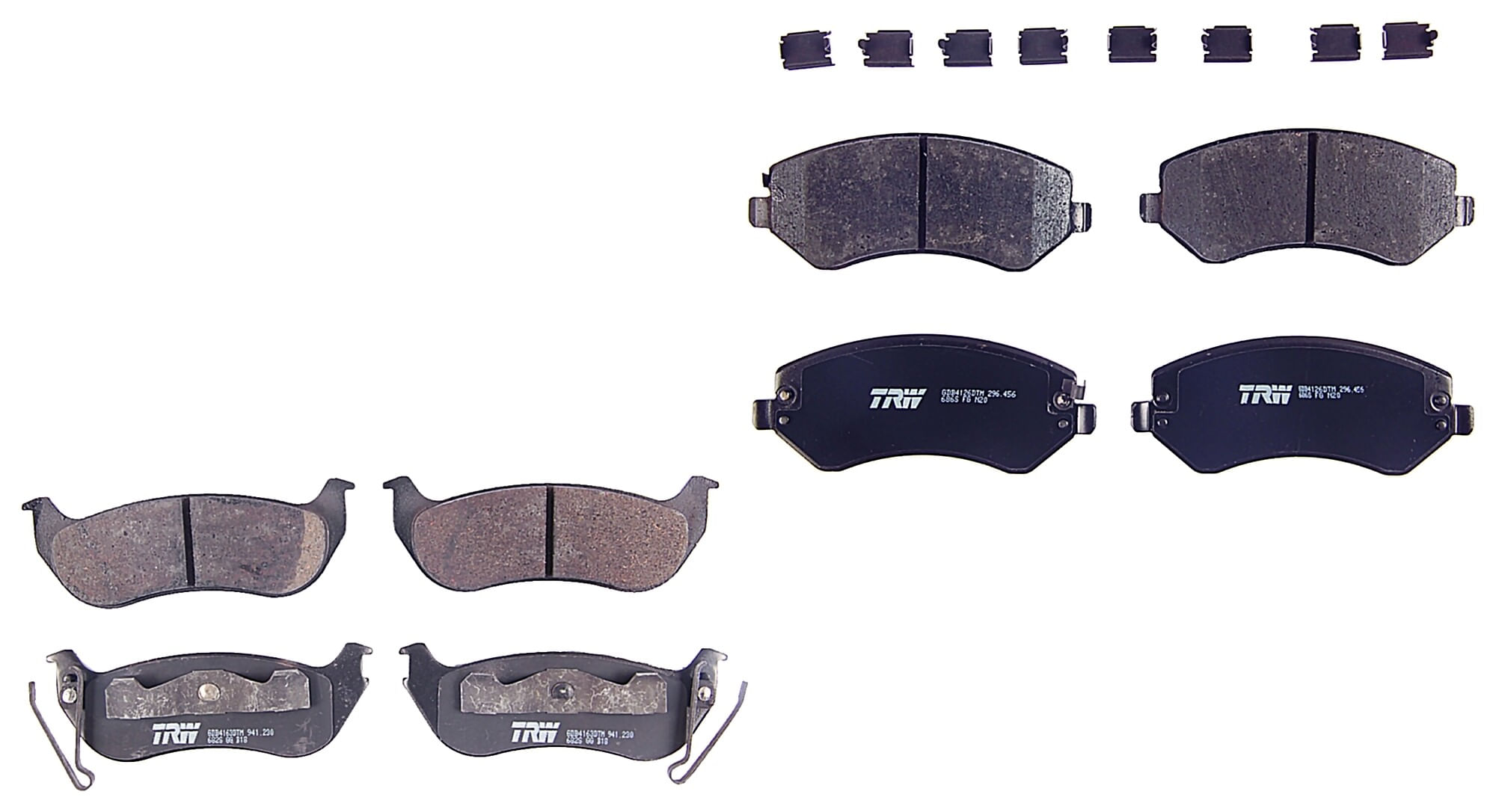 Kit De Balatas Ceramicas Delanteras Y Traseras