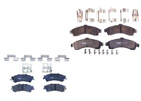 Kit De Balatas Ceramicas Delanteras Y Traseras
