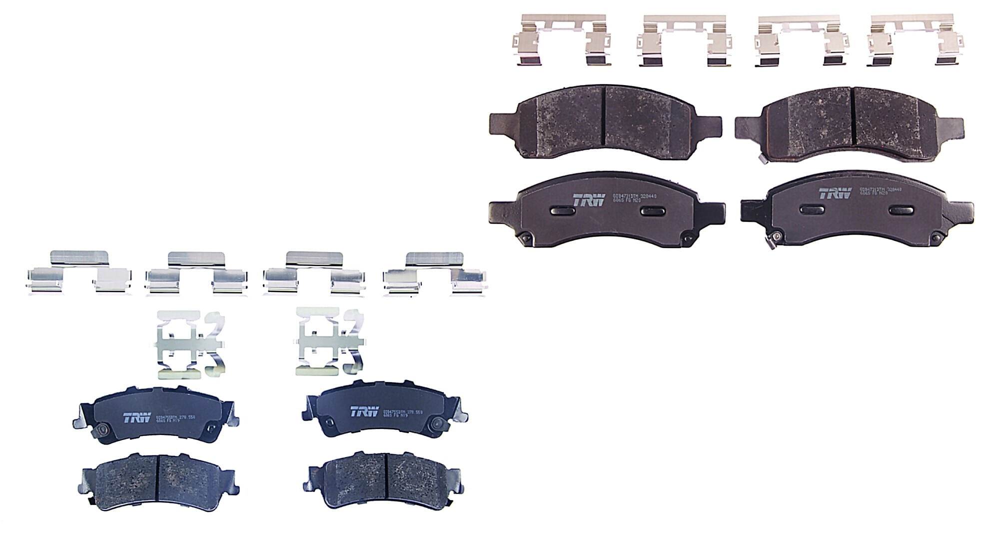 Kit De Balatas Ceramicas Delanteras Y Traseras