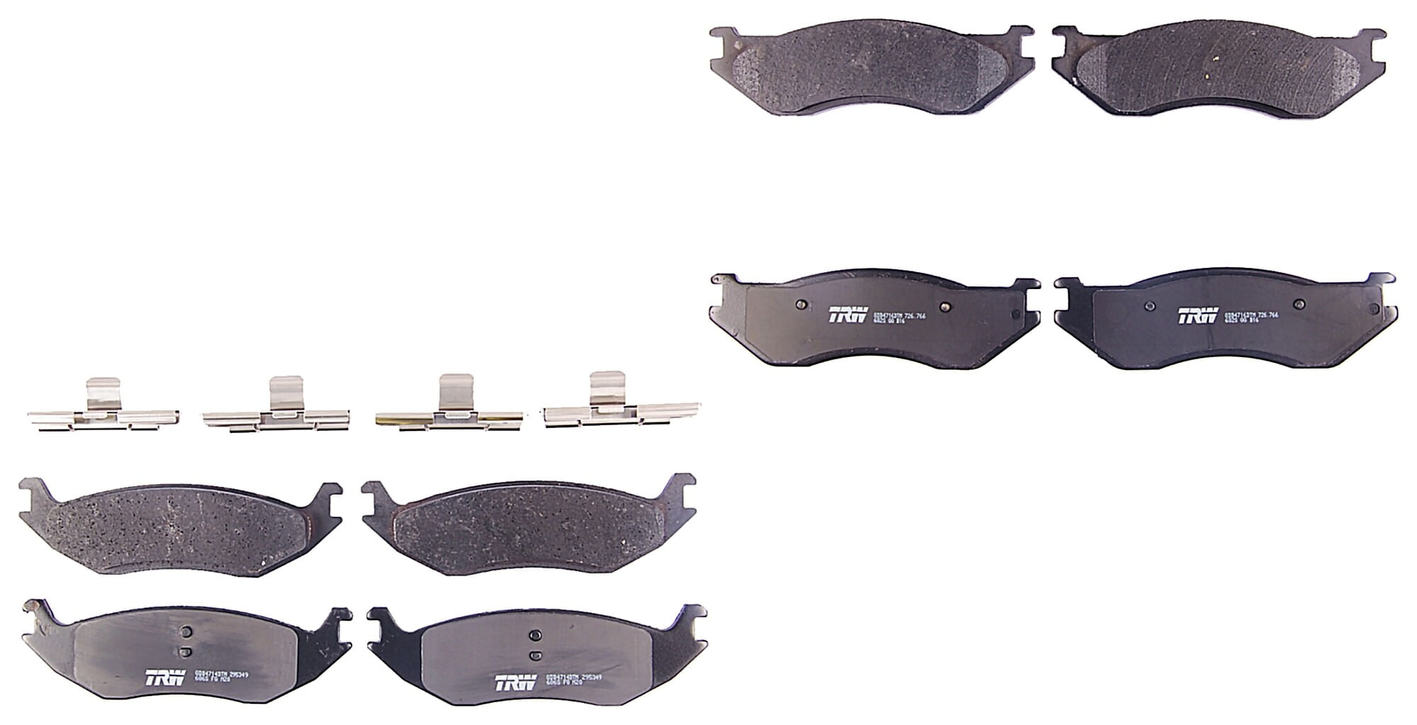 Kit De Balatas Ceramicas Delanteras Y Traseras
